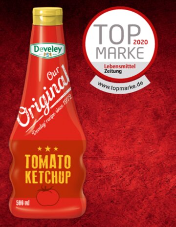 Auszeichung zur Top Marke 2020 für den Our Original Ketchup 