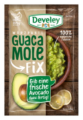 Neu: Pasten Fix Würzpaste Guacamole 40ml Beutel fertig in 1 Min.