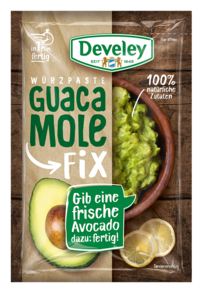 Neu: Pasten Fix Würzpaste Guacamole 40ml Beutel fertig in 1 Min.