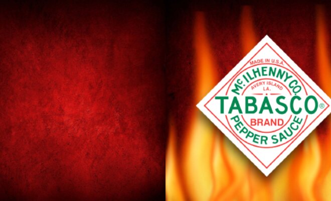 Splitscreen für den Tabasco Hot Chili Ketchup