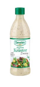 Gartenkräuter Dressing in der Plastikflasche, 500ml zum mitnehmen, passt zu Geflügel Salat und Grillgemüse, glutenfrei, vegetarisch