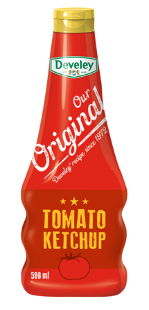 Our Original Tomato Ketchup in der 500ml Squeeze-Flasche, Tomaten Ketchup, vegetarisch, vegan