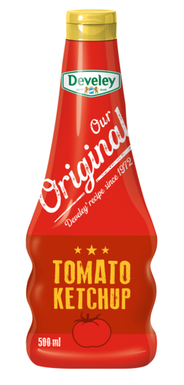 Our Original Tomato Ketchup in der 500ml Squeeze-Flasche, Tomaten Ketchup, vegetarisch, vegan