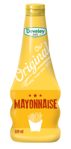 Our Original Mayonnaise in der 500ml Squeeze-Flasche, vegetarisch, pommes, pommes-soße, pommes-sauce