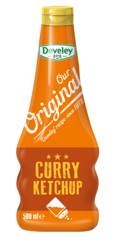 Our Original Curry Ketchup in der 500ml Squeeze-Flasche, vegetarisch, vegan