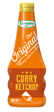 Our Original Curry Ketchup in der 500ml Squeeze-Flasche, vegetarisch, vegan
