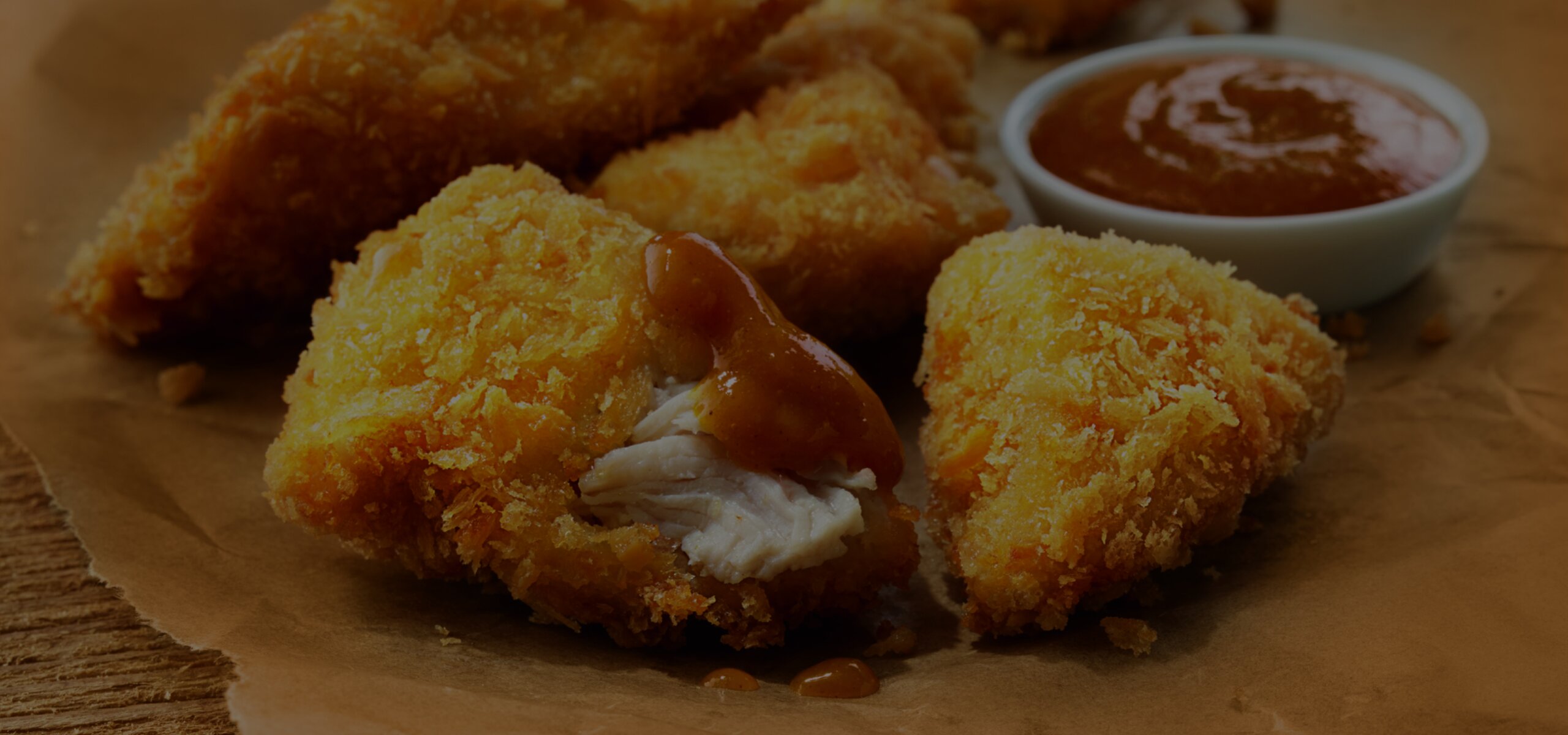 Chicken Nuggets als Rezeptvorschlag für die Curry Sauce