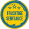 Icon Develey Runder Sticker fruchtige Senfsauce Hot-Dog Sauce