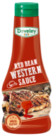 Die Red Bean Sauce von Develey ist Würzig und rauchig und passt perfekt zu Burger,  Wurst und Geflügel, Squeeze, 250ml, grillsoße, vegan. vegetarisch