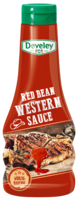 Die Red Bean Sauce von Develey ist Würzig und rauchig und passt perfekt zu Burger,  Wurst und Geflügel, Squeeze, 250ml, grillsoße, vegan. vegetarisch