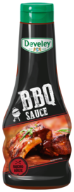 Die BBQ Sauce von Develey ist rauchig würzig und passt perfekt zu Burger, Steak und Geflügel, Squeeze, 250ml, grillsoße, vegan. vegetarisch