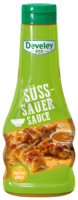 Die Süßsauer Sauce von Develey ist fruchtig würzig und passt perfekt zu Ofenkartoffeln,  Grillgemüse und Geflügel, Squeeze, 250ml, grillsoße, vegan. vegetarisch
