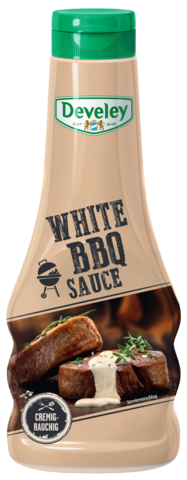 Die Burger Sauce von Develey ist fruchtig würzig und passt perfekt zu Wurst,  Burger und Steak, Squeeze, 250ml, grillsoße vegetarisch, Big Mac Soße,