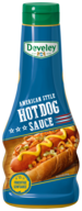 Die Hot Dog Sauce von Develey ist fruchtig senfig und passt perfekt zu Geflügel,  Burger und Steak, Squeeze, 250ml, grillsoße vegetarisch