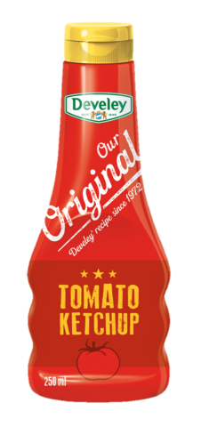 Tomaten Ketchup von Develey: Our Original Tomato Ketchup in der 250ml PET Flasche