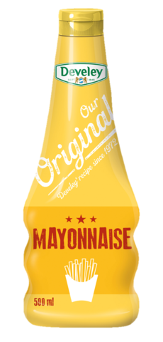 Our Original Mayonnaise in der 500ml Squeeze Flasche von Develey, vegetarisch