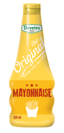 Our Original Mayonnaise in der 500ml Squeeze Flasche von Develey, vegetarisch