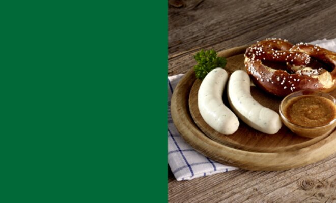 Hintergrundbild von Develey: Weißwurst