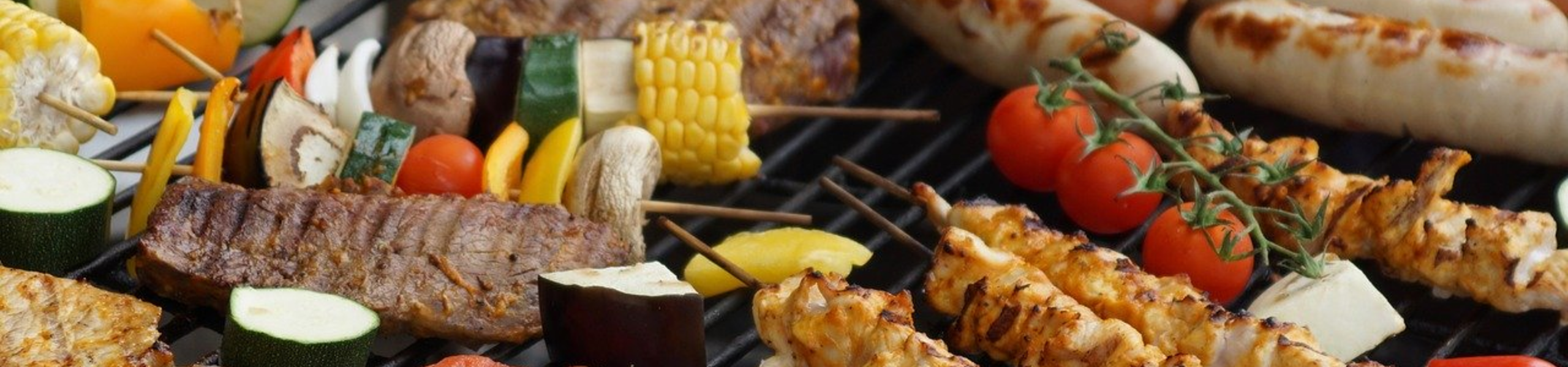 Develey BBQ: Grillgemuese, Fleisch, wurst