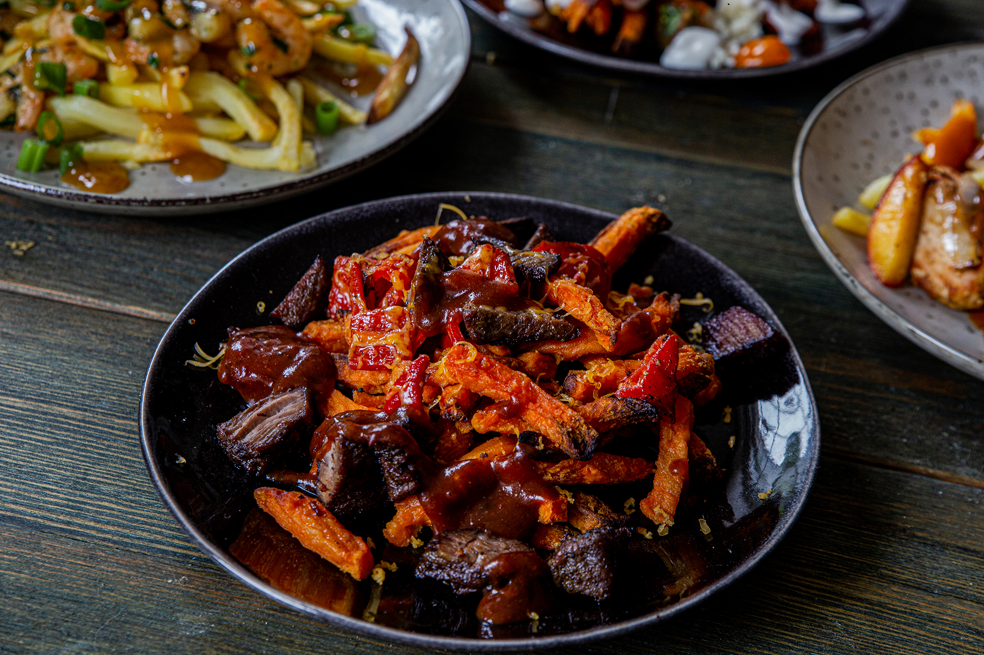 Rezept, Gericht von Develey: Red Bean Fries mit Red Bean Sauce