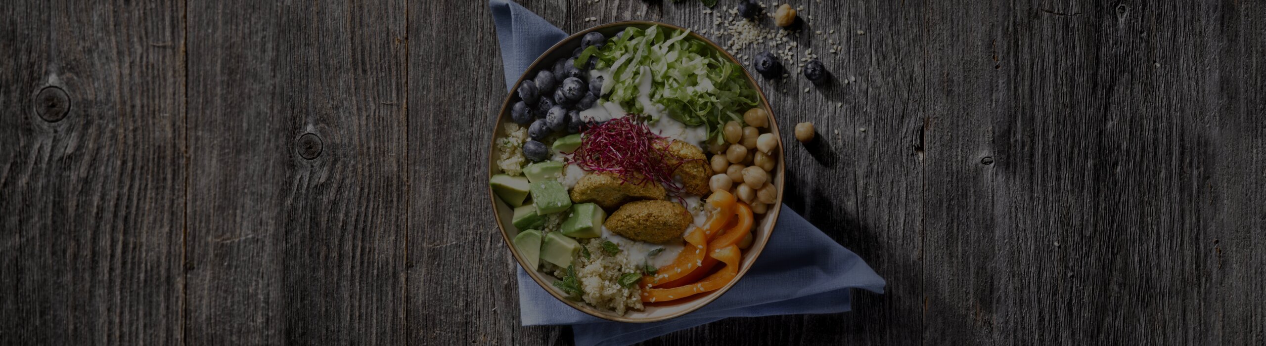 Bowl als Hintergrundbild für die develey Rezept