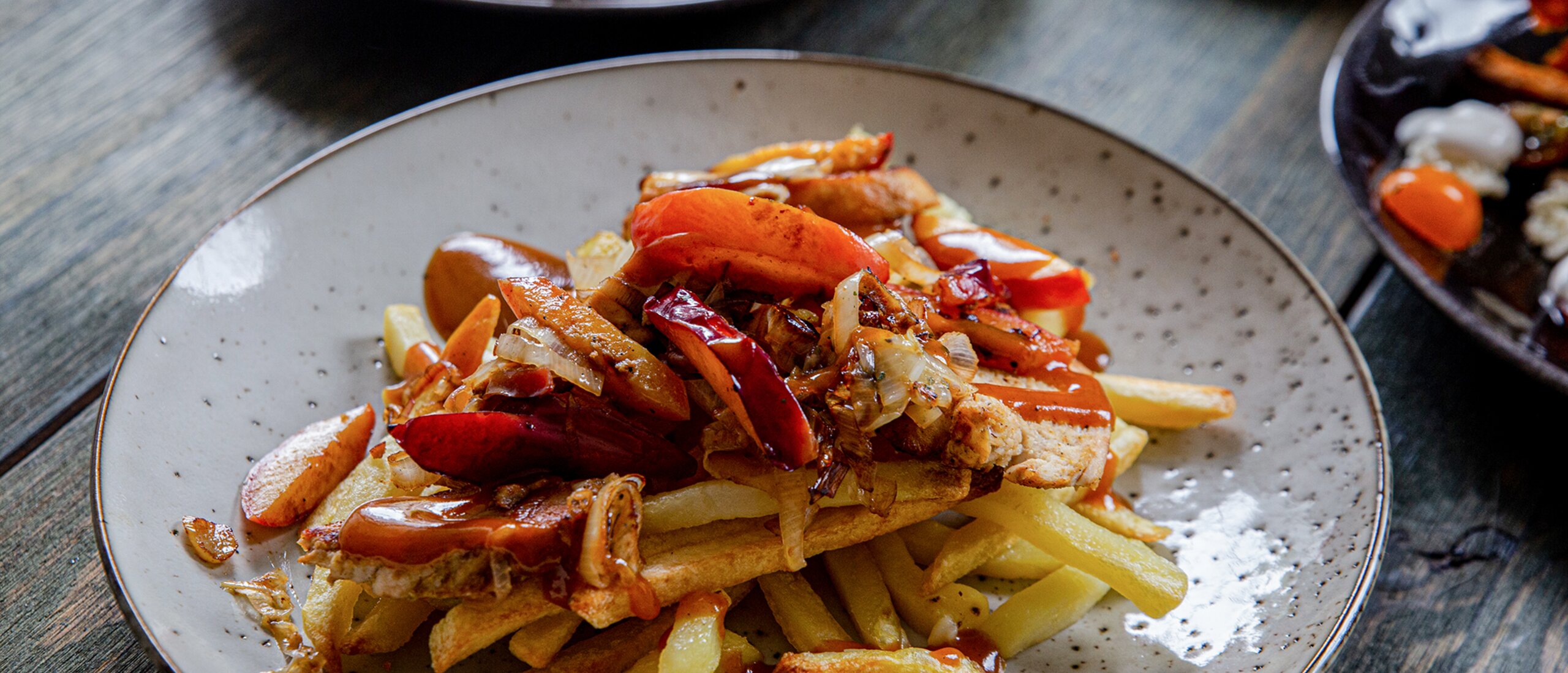 Rezept, Gericht von Develey: Chicken Fries mit Curry Sauce, Pommes
