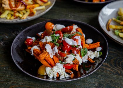 Rezept, Gericht von Develey: Knoblauch Fries mit Knoblauch Sauce