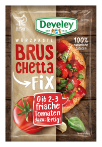 Neu: Pasten Fix Würzpaste Bruschetta 40ml Beutel fertig in 1 Min.